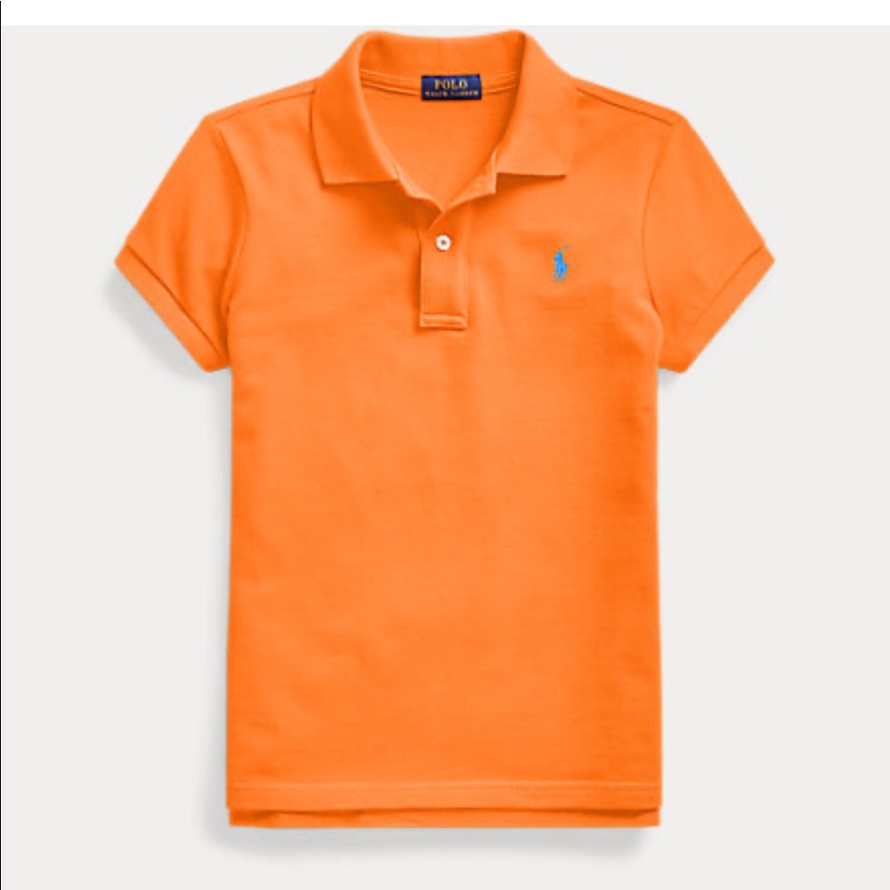 Ralph Lauren Women’s orange skinny  Polo shirt